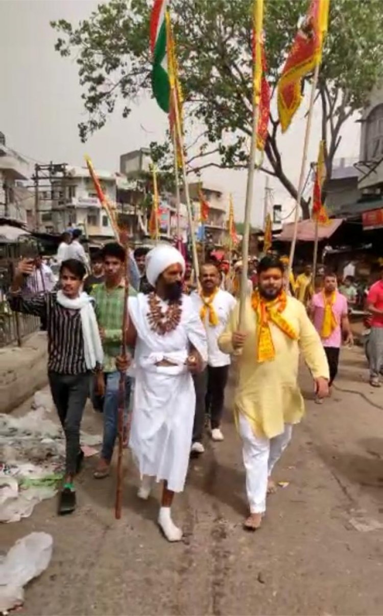BJP leader Akhilesh Kant Jha and Naga Sadhu Shri Pawandas Ji Maharaj organised the best Parshuram Jayanti celebration.