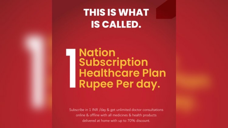 Taskar’s subscription offers 24/7 healthcare @ 1INR/day for a year.