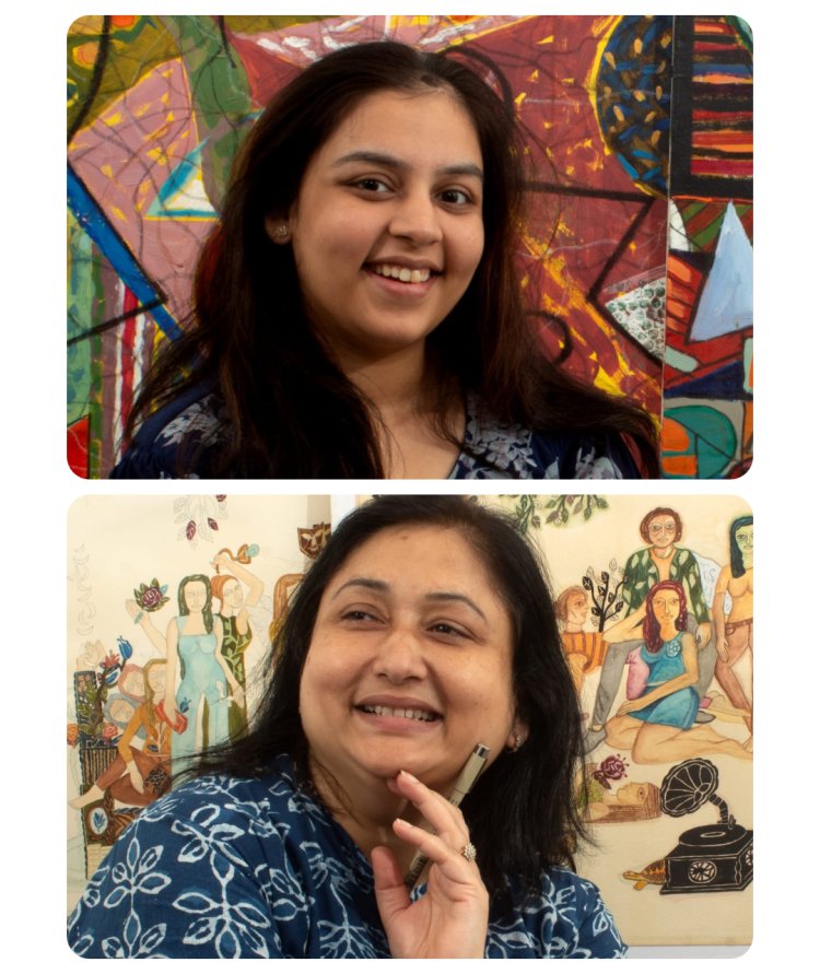 In-Between the Dialogue: Artists Jyoti and Shreya Singh Explore Connection Through Art